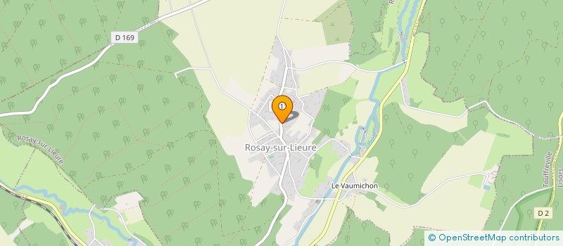 localisation de l'entreprise L2A IMMO  ROSAY-SUR-LIEURE