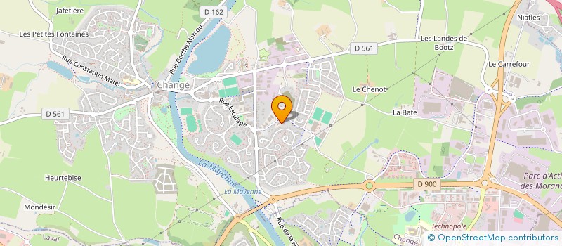 localisation de l'entreprise L2A IMMOBILIER  CHANGE