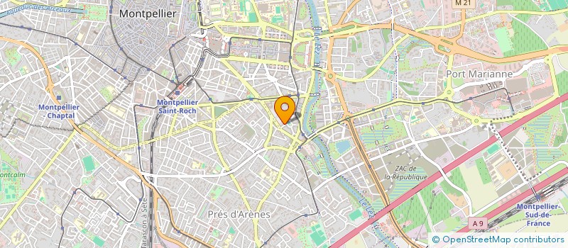 localisation de l'entreprise L2A NETTOYAGE à MONTPELLIER