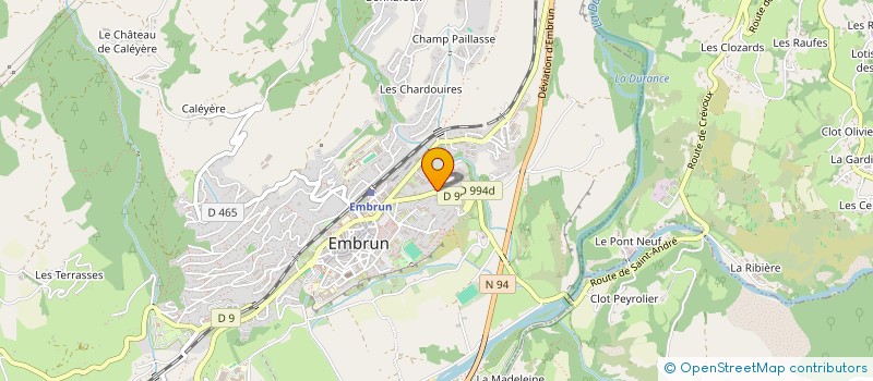 localisation de l'entreprise L2AROM  EMBRUN