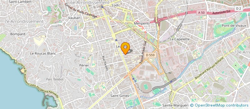 localisation de l'entreprise L2B à MARSEILLE