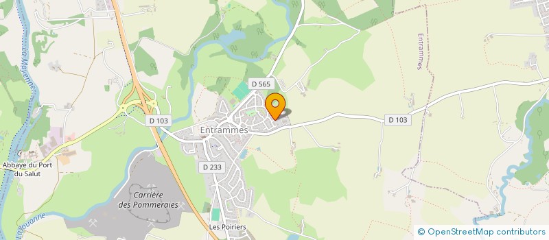 localisation de l'entreprise L2B  ENTRAMMES