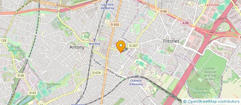 localisation de l'entreprise L2B à ANTONY