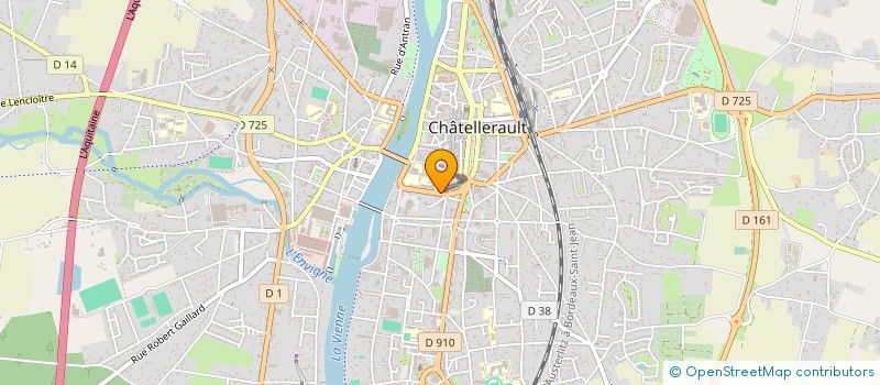 localisation de l'entreprise L2B  CHATELLERAULT