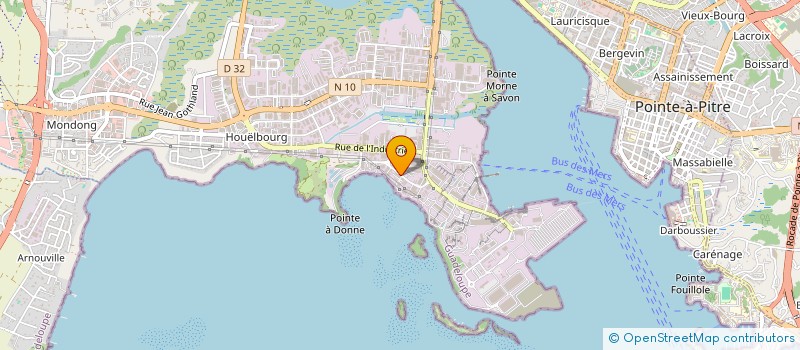 localisation de l'entreprise L2B CONSEIL & FORMATION à BAIE-MAHAULT
