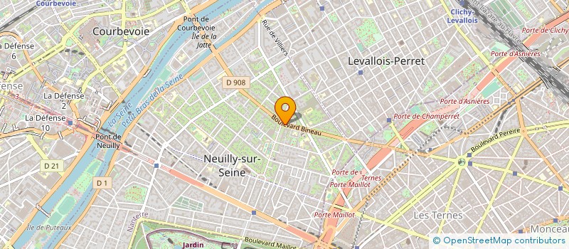 localisation de l'entreprise L2B PRODUCTIONS à NEUILLY-SUR-SEINE