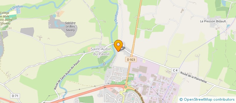 localisation de l'entreprise L2B RENOVATION  SEGRE-EN-ANJOU BLEU