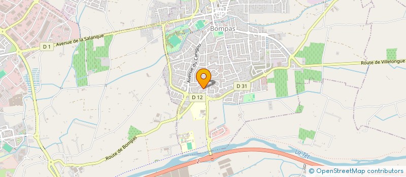 localisation de l'entreprise L2B2 à BOMPAS