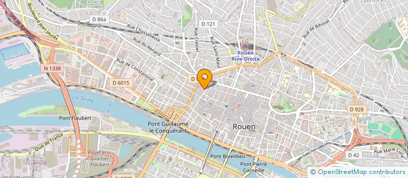localisation de l'entreprise L2BJ à ROUEN