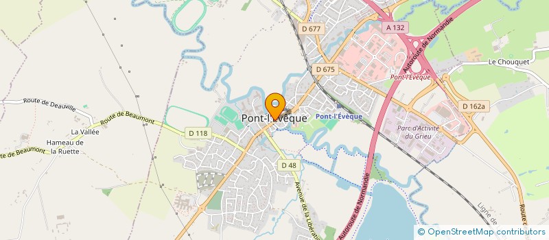 localisation de l'entreprise L2BM à PONT L'EVEQUE