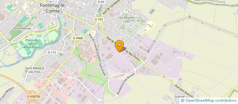 localisation de l'entreprise L2C à FONTENAY-LE-COMTE