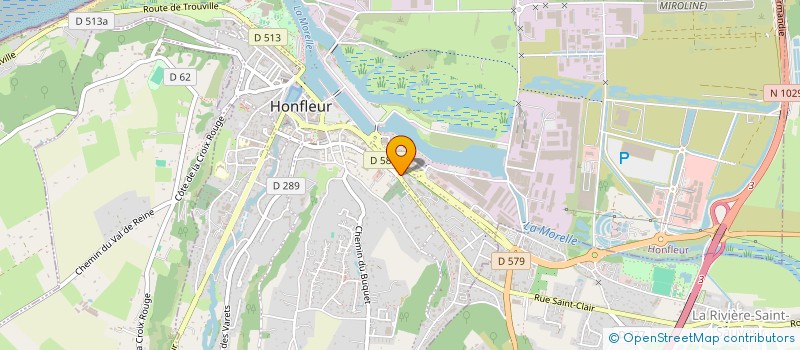 localisation de l'entreprise L2C à HONFLEUR