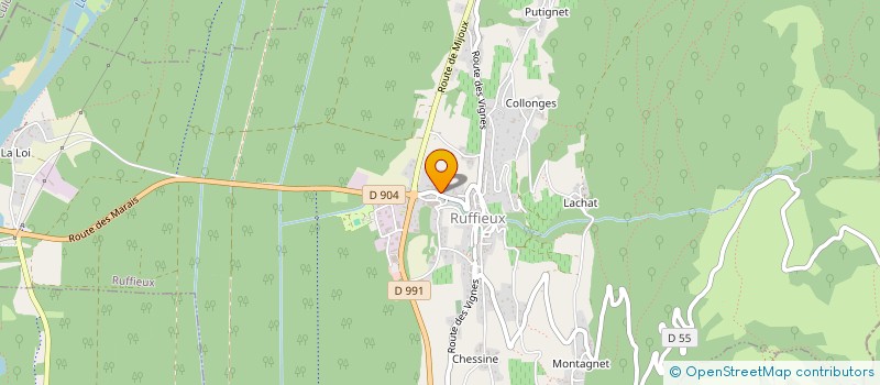 localisation de l'entreprise L2C  RUFFIEUX