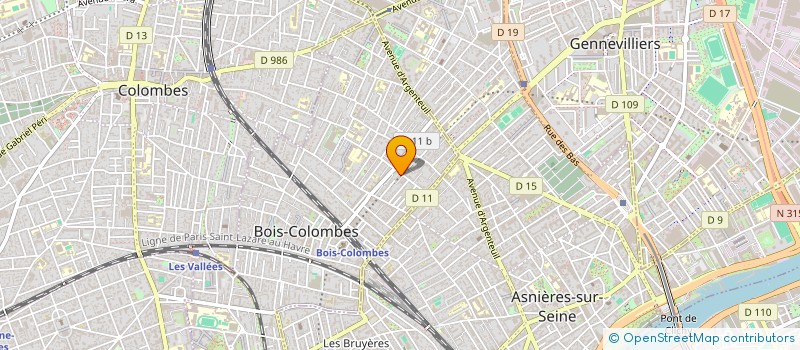 localisation de l'entreprise L2C à BOIS-COLOMBES