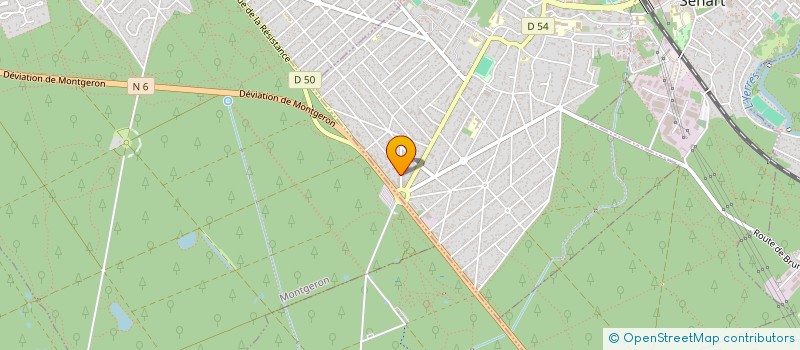 localisation de l'entreprise L2C AUDIOVISUEL à BRUNOY