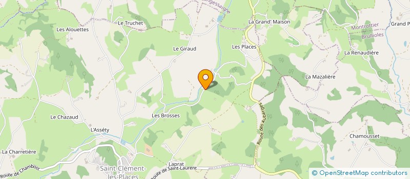 localisation de l'entreprise L2C CLEMENTAISE  SAINT-CLEMENT-LES-PLACES