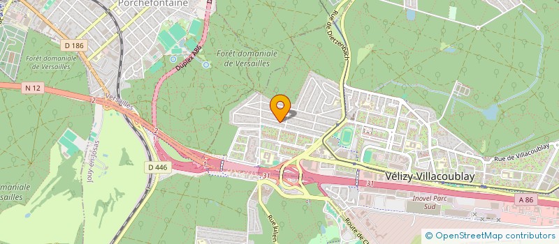 localisation de l'entreprise L2CI  VELIZY-VILLACOUBLAY