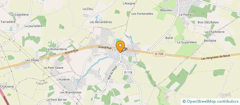 localisation de l'entreprise L2CJ  SAINT-COUTANT-LE-GRAND