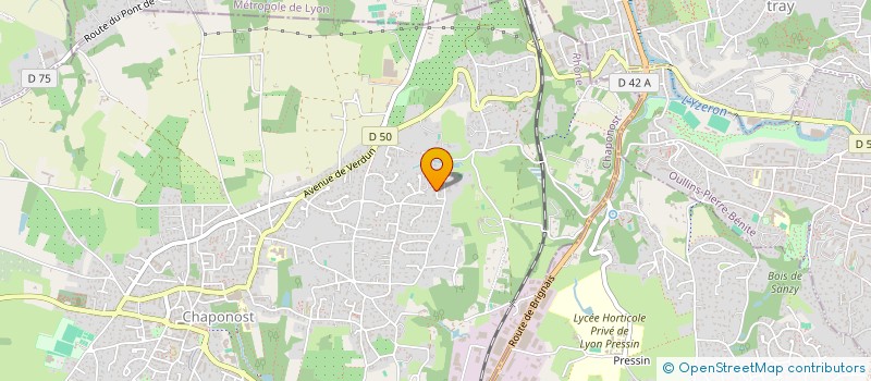 localisation de l'entreprise L2CLJ  CHAPONOST