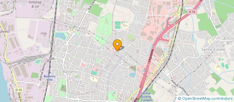 localisation de l'entreprise L2COP  CARBON-BLANC