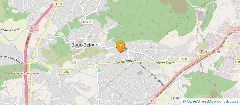 localisation de l'entreprise L2CP à BOUC-BEL-AIR