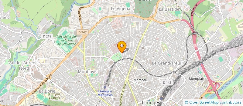 localisation de l'entreprise L2CS à LIMOGES