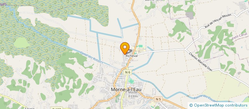 localisation de l'entreprise L2D à MORNE A L'EAU