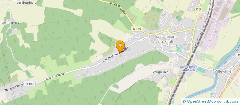 localisation de l'entreprise L2DA  SAINT-JULIEN-DU-SAULT