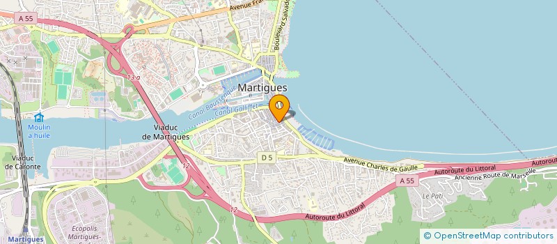 localisation de l'entreprise L2E INGENIERIE à MARTIGUES