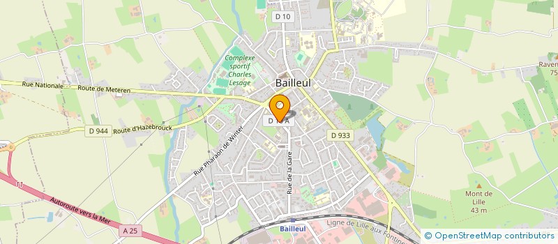 localisation de l'entreprise L2F à BAILLEUL