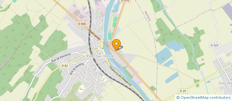 localisation de l'entreprise L2F à PONT-SUR-YONNE