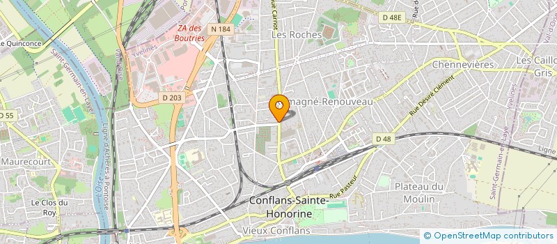 localisation de l'entreprise L2F RESTAURATION  CONFLANS-SAINTE-HONORINE