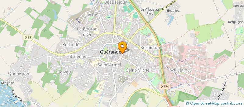 localisation de l'entreprise L2FCITY à GUERANDE