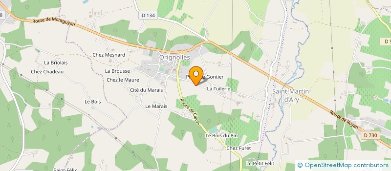 localisation de l'entreprise L2G  MONTLIEU-LA-GARDE