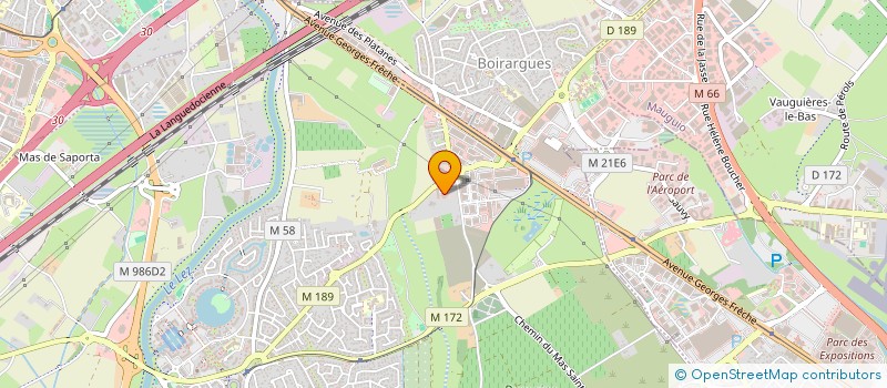 localisation de l'entreprise L2G à LATTES