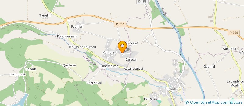 localisation de l'entreprise L2G  CLEGUEREC