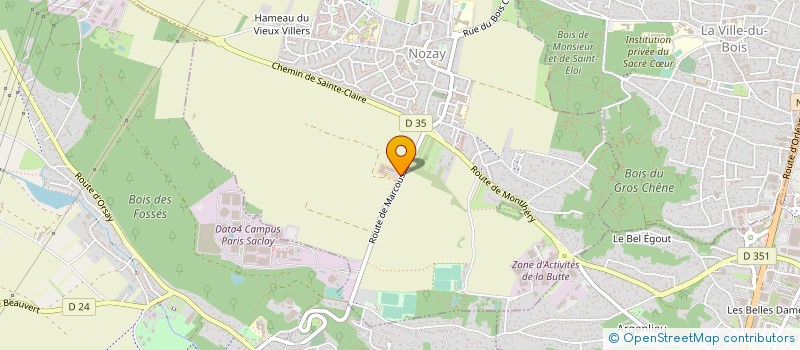 localisation de l'entreprise L2G SOL LABO GEOLOGIE GEOTECH ENVIRON  NOZAY