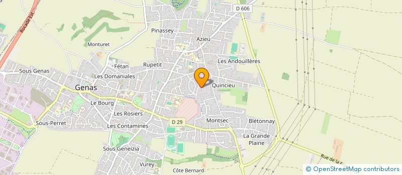 localisation de l'entreprise L2GA HOLDING à GENAS