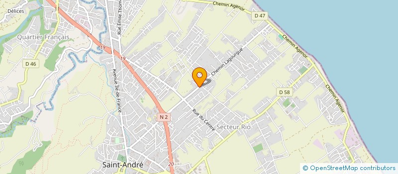 localisation de l'entreprise L2GB à SAINT-ANDRE