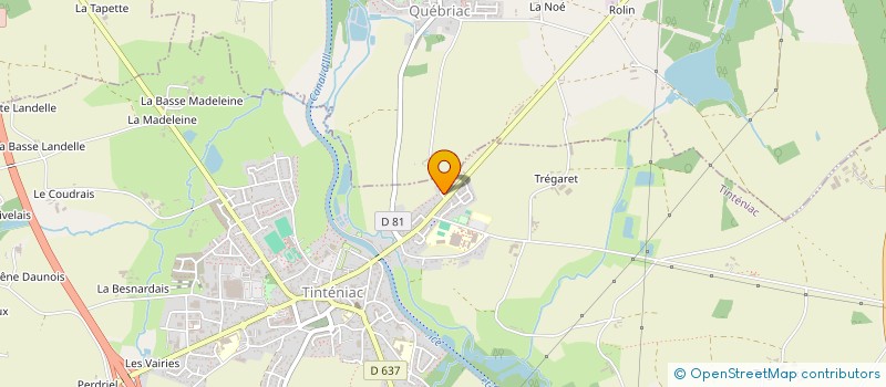 localisation de l'entreprise L2GB  TINTENIAC