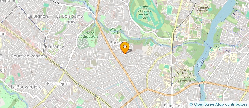 localisation de l'entreprise L2H  NANTES