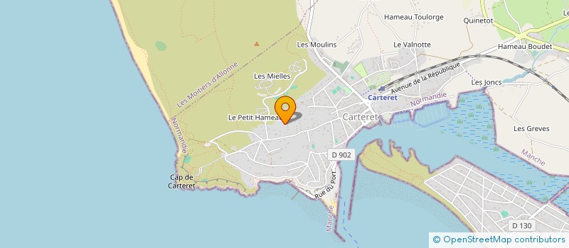 localisation de l'entreprise L2H AMENAGEMENT à BARNEVILLE-CARTERET
