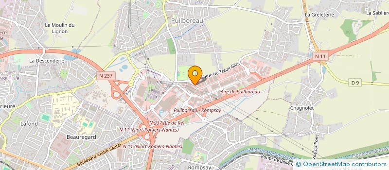 localisation de l'entreprise L2H2O  PUILBOREAU