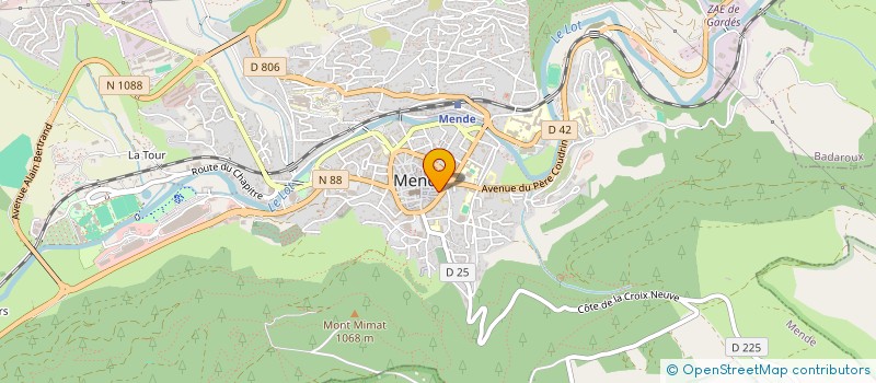 localisation de l'entreprise L2I  MENDE