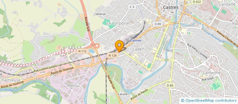 localisation de l'entreprise L2I  CASTRES