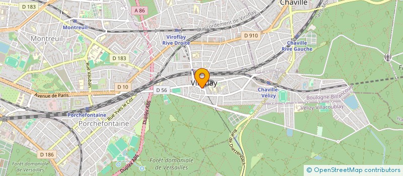 localisation de l'entreprise L2IT  LE CHESNAY-ROCQUENCOURT