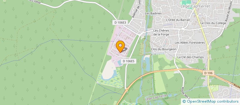 localisation de l'entreprise L2J  LEGE-CAP-FERRET