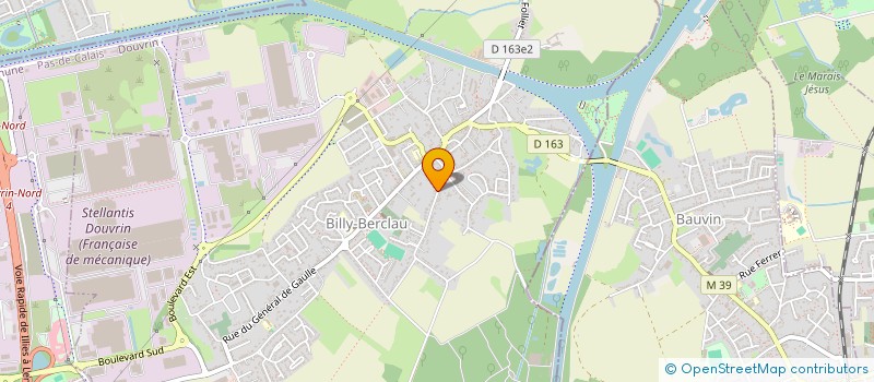 localisation de l'entreprise L2J  BILLY-BERCLAU