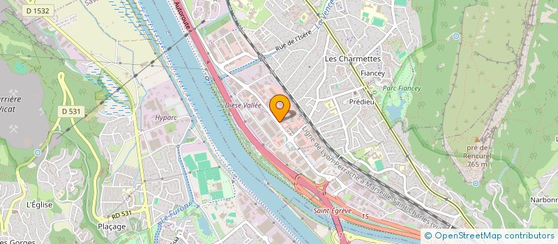 localisation de l'entreprise L2M  SAINT-EGREVE