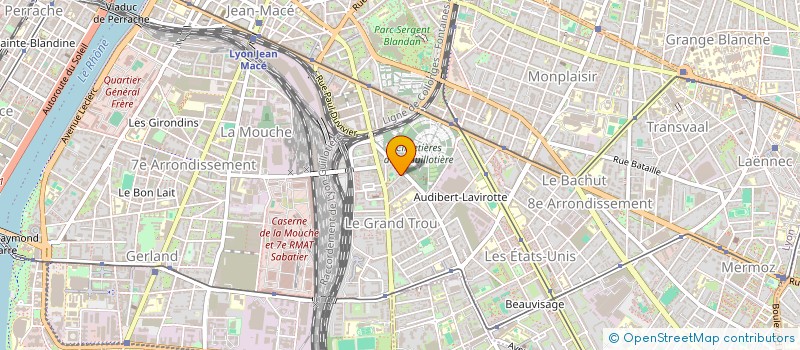 localisation de l'entreprise L2M à LYON